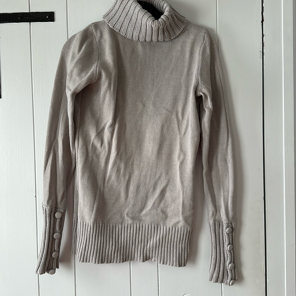 Grey turtleneck